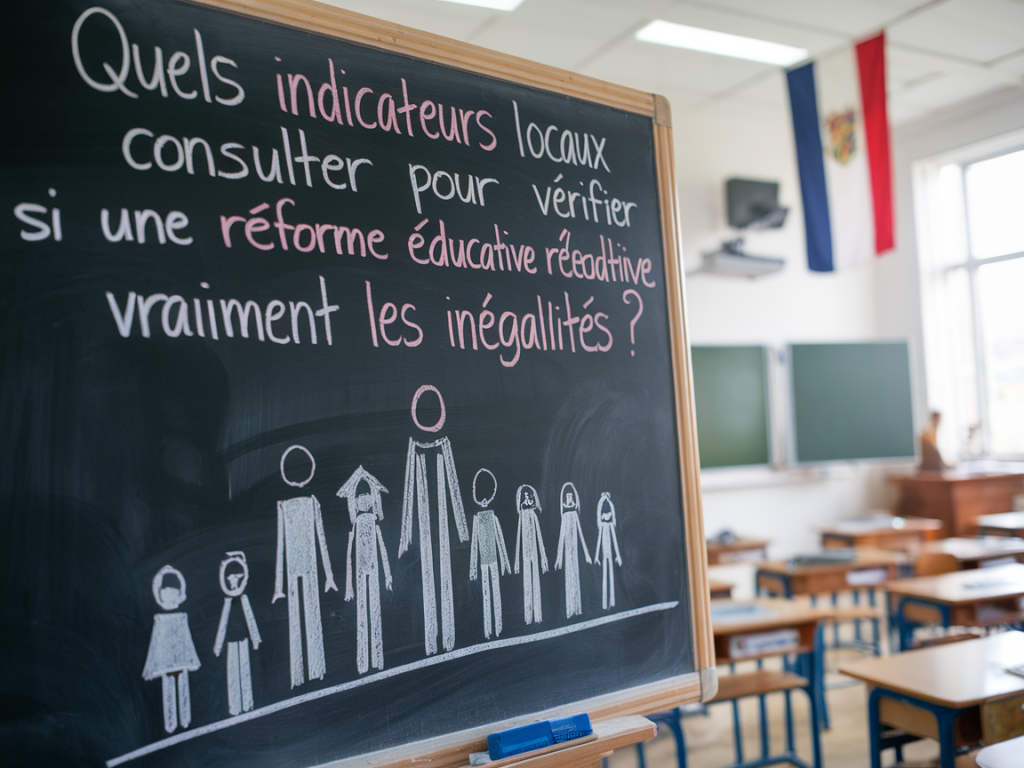Quels indicateurs locaux consulter pour vérifier si une réforme éducative réduit vraiment les inégalités