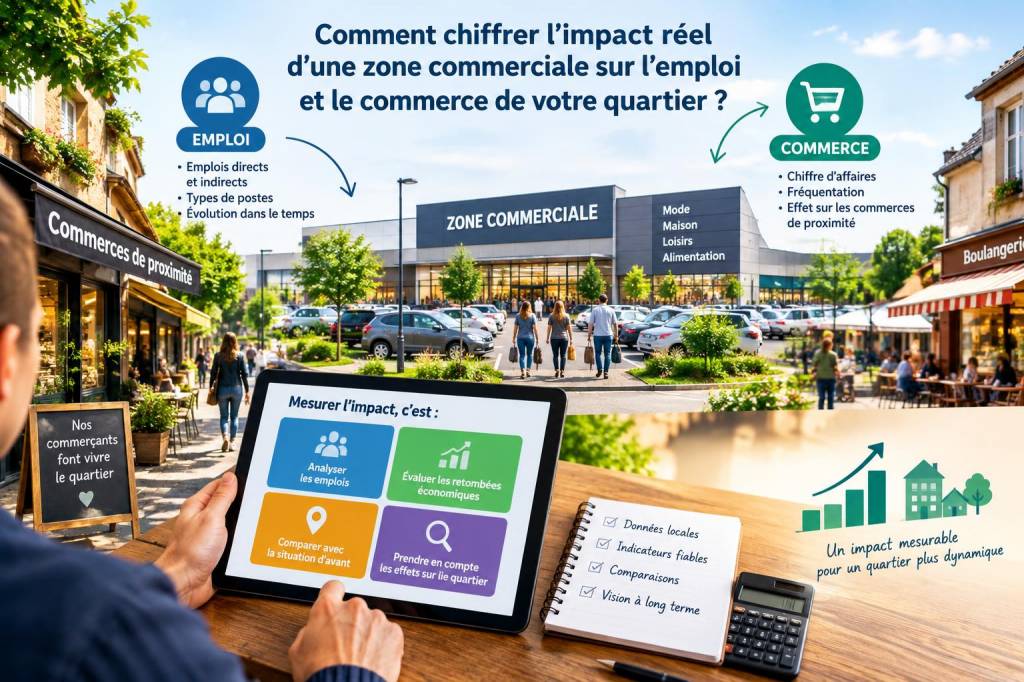 Comment chiffrer l'impact réel d'une zone commerciale sur l'emploi et le commerce de votre quartier