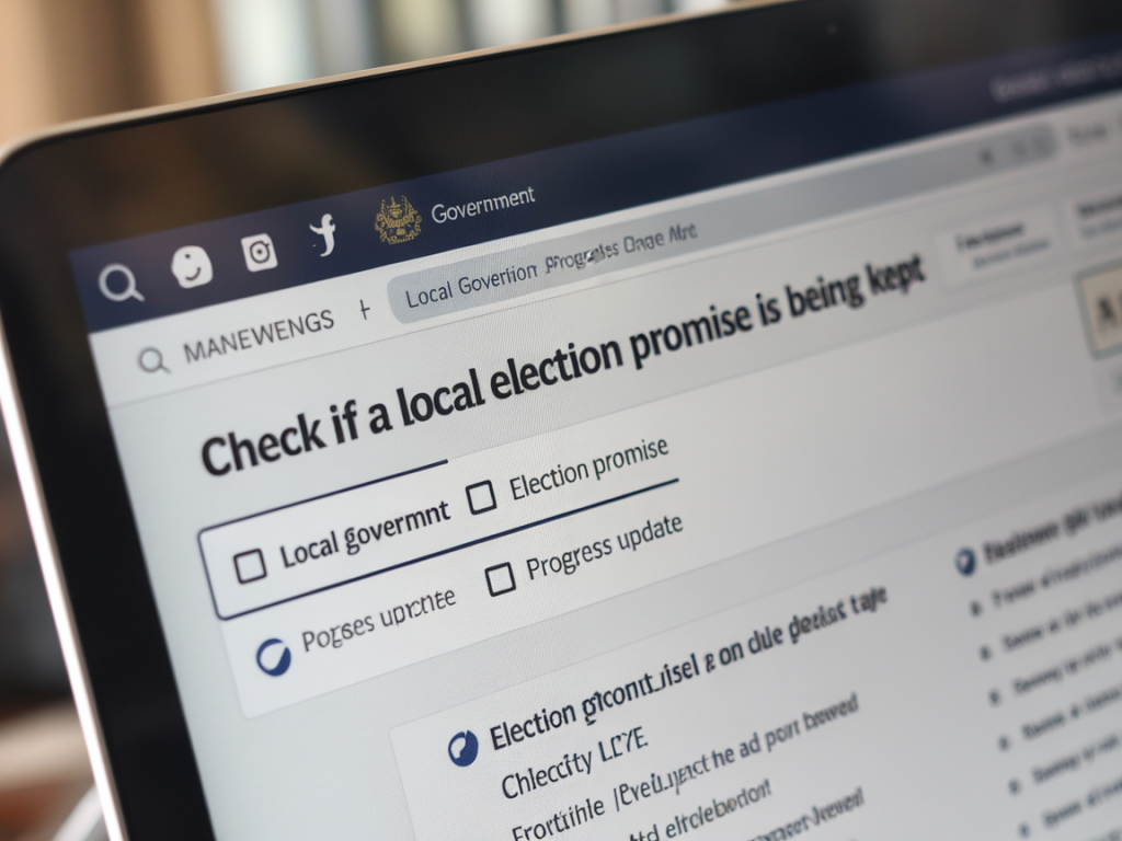 Comment obtenir et utiliser les données publiques pour vérifier si une promesse électorale locale est tenue